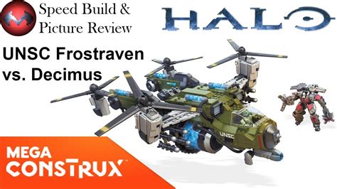 Halo Unsc Frostraven Vs Decimus Mega Construx Speed Build And