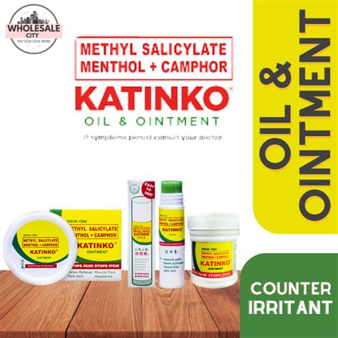 Katinko 10g 30g Roll On Stick Liniment 35ml Liniment 50ml