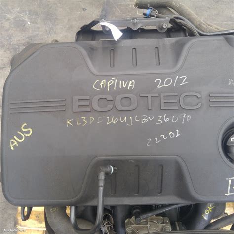 117115 Used Engine For 2012 Captiva Petrol 2 4 Le9 Cg 01 11 12 17