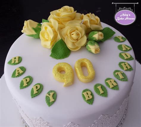 90th Birthday Cake | Amy's Bake House