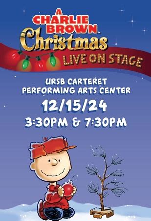 Tickets A Charlie Brown Christmas Live On Stage Carteret Performing