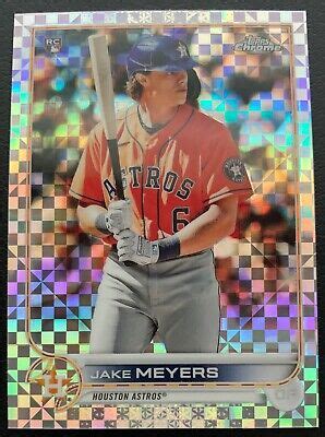 2022 TOPPS CHROME JAKE MEYERS RC 114 HOUSTON ASTROS X FRACTOR