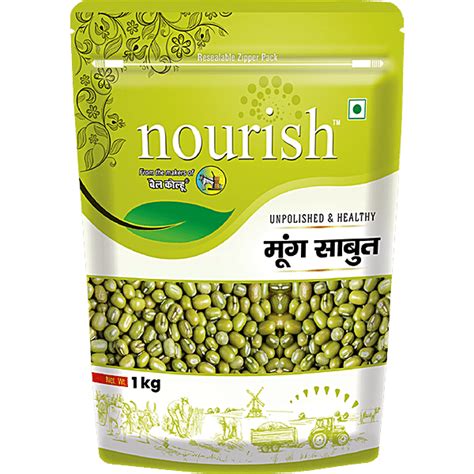 Buy Nourish Unpolished Healthy Moong Sabut Online At Best Price Of Rs