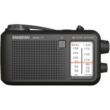 Sangean MMR 77 Radio dextérieur FM AM radio durgence manivelle