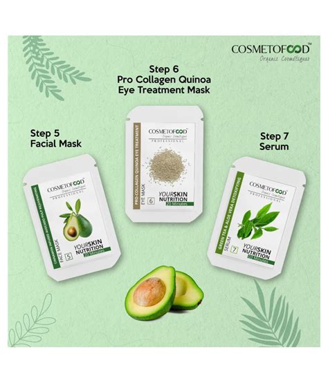 Cosmetofood Avocado Age Reverse Skin Nutrition 35 Ml Facial Kit Ml