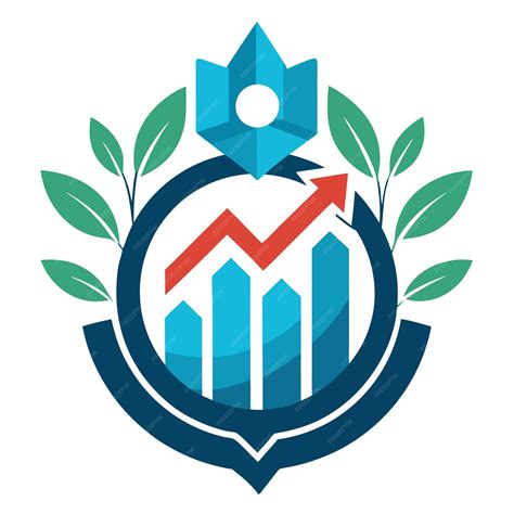 Technological growth logo vector on white background | Premium AI