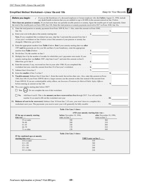 Simplified Method Worksheet Simplified Method Worksheet