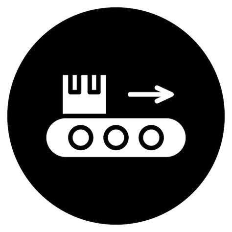 Automatic Conveyor Vector Icons Premium Ai Generated Vector