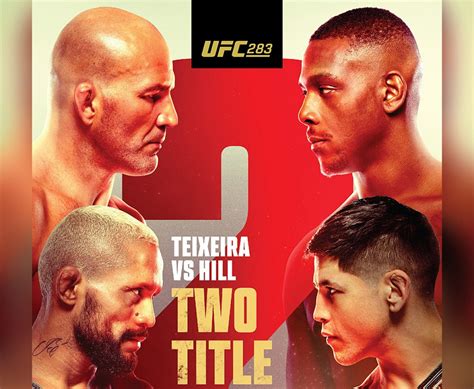 Glover Teixeira Vs Jamahal Hill Cartelera Horarios Canales Y