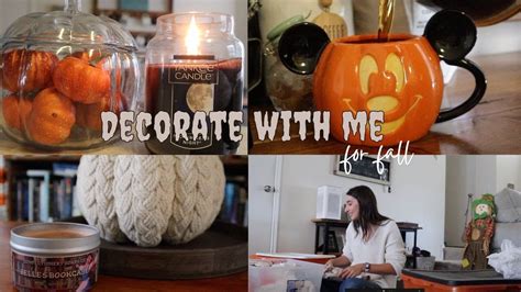 Decorate With Me For Fall Cozy Simplistic Decorations YouTube