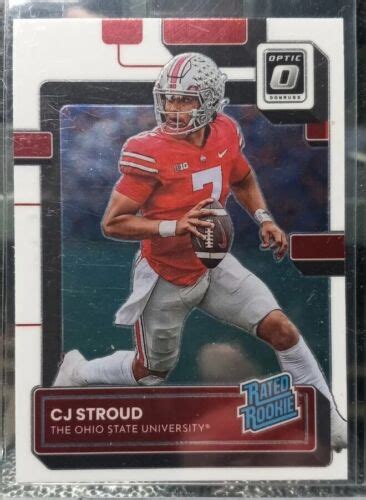 CJ STROUD ROOKIE 2023 PANINI DONRUSS OPTIC RATED ROOKIE 5 HOUSTON