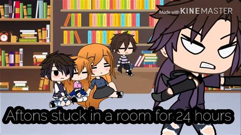 The Aftons Stuck In A Room For 24 Hours Gacha Life YouTube