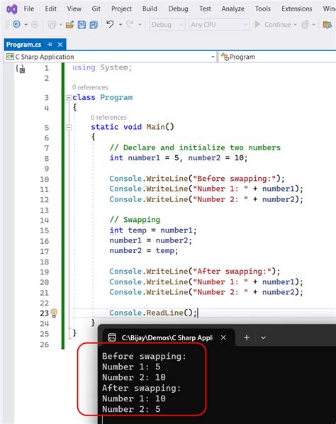 How To Swap Two Numbers In C Aspdotnethelp