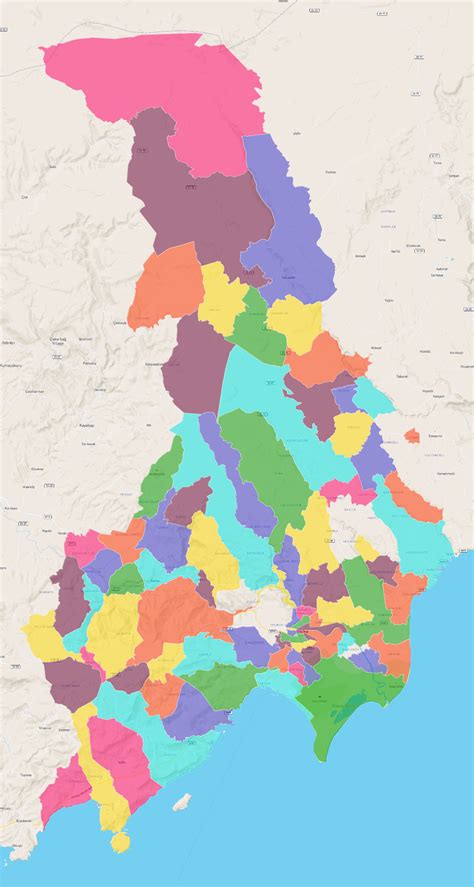 Mersin Silifke Nin Mahalleleri AtlasBig