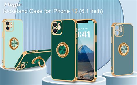 Amazon Fingic IPhone 12 Case IPhone 12 Case With Ring Stand 360