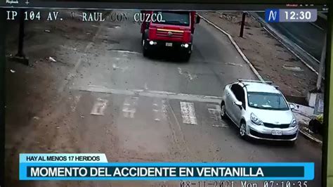 Canal N On Twitter Momento Del Accidente En Ventanilla Hay 17