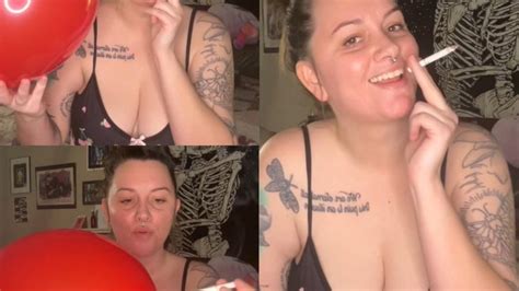 Watch Popping Balloons With A Cigarette Porn Video NudeSpree