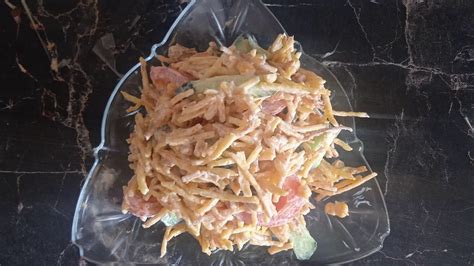 Салат за 5 минут Дети обожают этот салат не успела выложить видео ещё ...