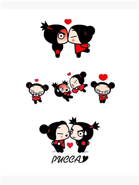 "pucca pucca characters" Poster for Sale by LUX-PRODACT | Redbubble