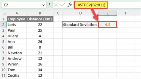 How To Calculate Standard Deviation In Excel