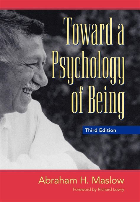 Toward a Psychology of Being, 3rd Edition: 9780471293095: Medicine ...