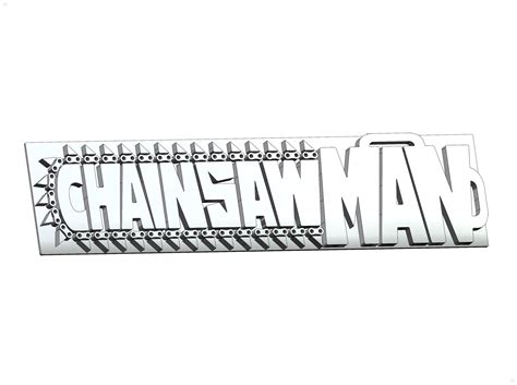 Chainsaw Man logo by Referentiel | Download free STL model | Printables.com