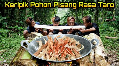 Bikin Ngiler Mukbang Keripik Pohon Pisang Kriuk Pedas YouTube