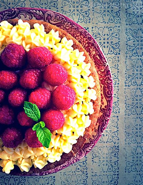 Tarta De Lemon Curd Con Frambuesas Delicious Martha