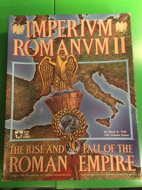 Imperium Romanum Ii Board Game By West End Games Like Avalon Hill Spi