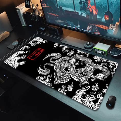 Grande Jogo Mouse Pad Drag O Japon S Acess Rios Para Jogos Hd Print