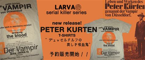 PETER KURTEN T-shirts | T shirt, Serial killers, Shirts