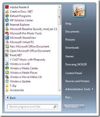 programs dont   start menu microsoft qa