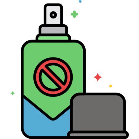 Insect Repellent Flaticons Lineal Color Icon