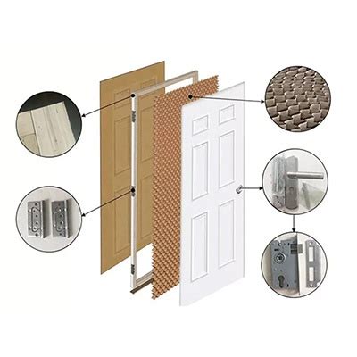 Hollow Paper Honeycomb Core Interior Wood Door