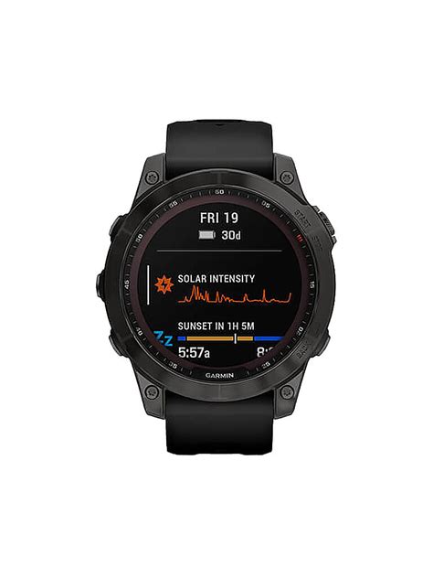 GARMIN GPS Sportuhr Fenix 7 Sapphire Solar Schwarz