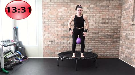 Rebounding Workout For Weight Loss Total Body Workout On The Rebounder Bounce And Sculpt Youtube