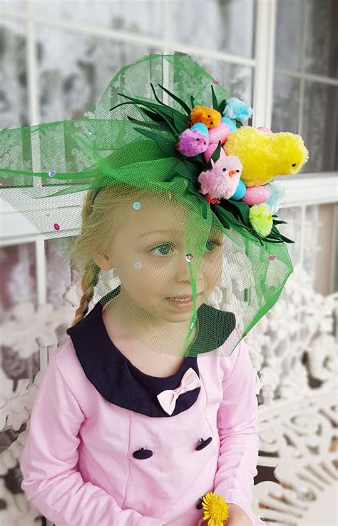 Girls Diy Chicken And Egg Easter Hat Fascinator For School Parades