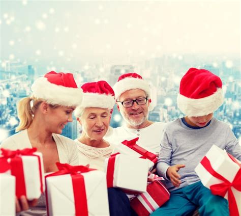 Concepto De Familia Navidad Generaci N Vacaciones Y Personas