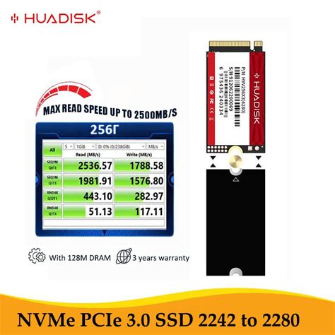 256 ГБ Внутренний SSD-диск HUADISK ssd m2 nvme 256gb 2500mb/s (HYV256X3 ...