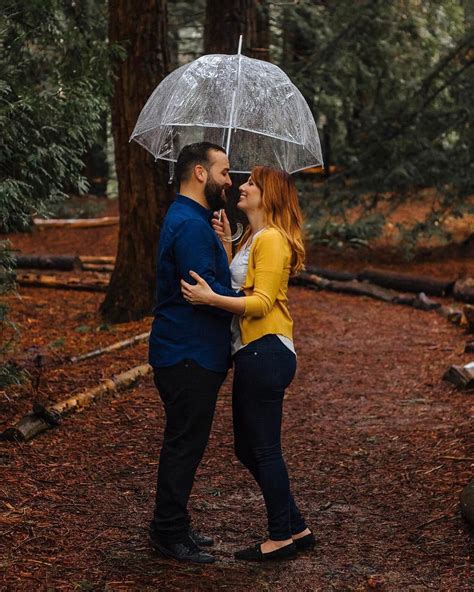 We got a sneak peak of our rainy day engagement photo shoot and I can't ...