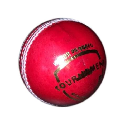 Red Tournament Leather Cricket Ball At Rs 180 In Meerut Id 20594337673