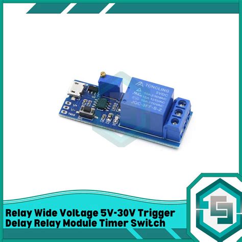 Jual Relay Wide Voltage V V Trigger Delay Relay Module Timer Switch