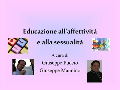 PPT Educazione allaffettività e alla sessualità PowerPoint