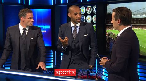 Thierry Henry Jamie Carragher And Gary Neville Discuss Arsenals Failure