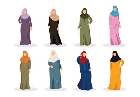 Free Abaya Vector 128153 Vector Art at Vecteezy