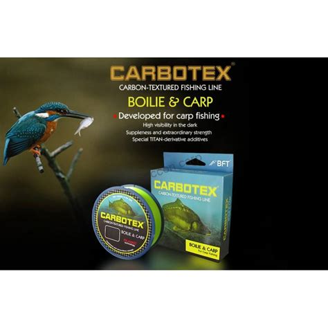 Vlasce šňůry bižuterie Carbotex Boilie 500m 0 335mm Saccon Carp