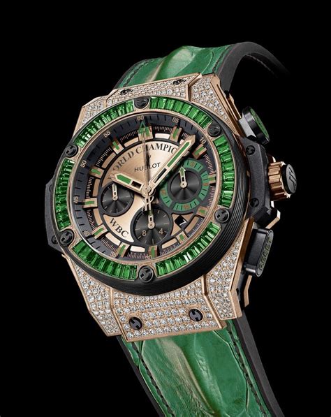 Floyd Mayweather Presented With Hublot King Power WBC Full Pav With