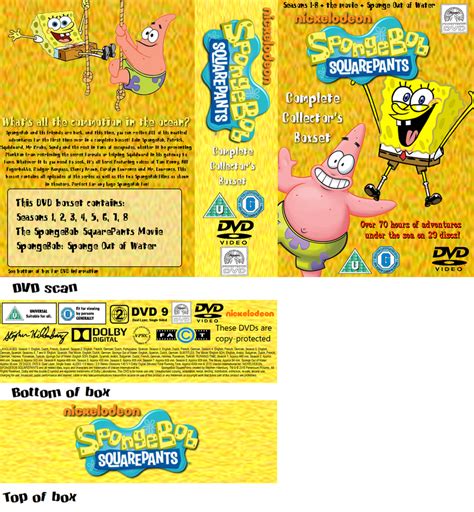 SpongeBob SquarePants Complete Boxset [Custom DVD] by jakelsm on DeviantArt