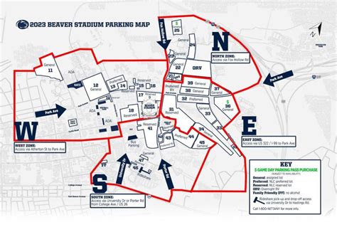 Penn State football is back. Here’s how to park at Beaver Stadium and ...