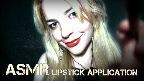 Asmr Lipstick Application Wet Mouth Sounds Kissing Countdown Youtube